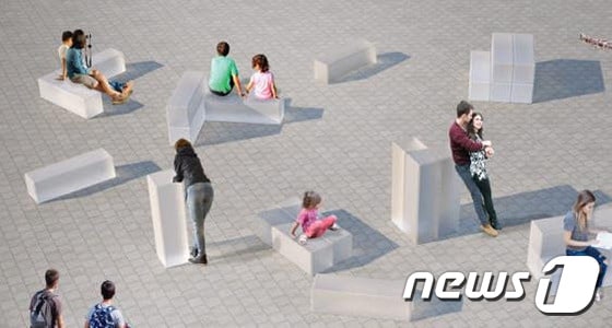 공공디자인 전문가 공모전 당선작 '서울벤치'(서울시 제공)ⓒ News1