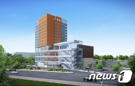 익산시 영등동 국가산단 귀금속2단지에 들어설 호텔컨벤션 조감도.ⓒ News1