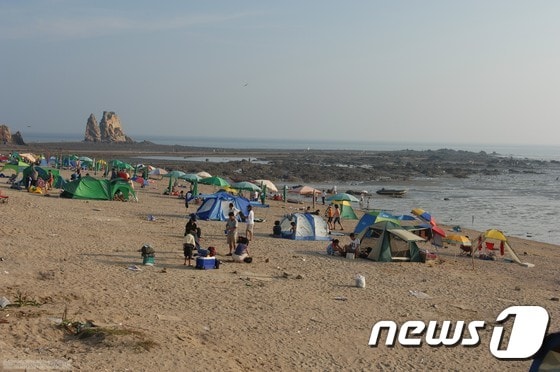 제부도 해수욕장. ⓒ News1