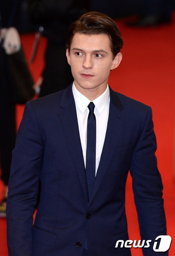 영화 '스파이더맨 홈커밍'의 주연배우 톰 홀랜드가 2일 오후 서울 영등포 타임스퀘어에서 열린 레드카펫 행사에 참석하고 있다. 2017.7.2/뉴스1 ⓒ News1 박세연 기자