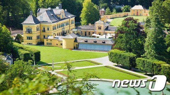 헬브론 궁전 전경. 이하 잘츠부르크관광청 제공 ⓒ News1