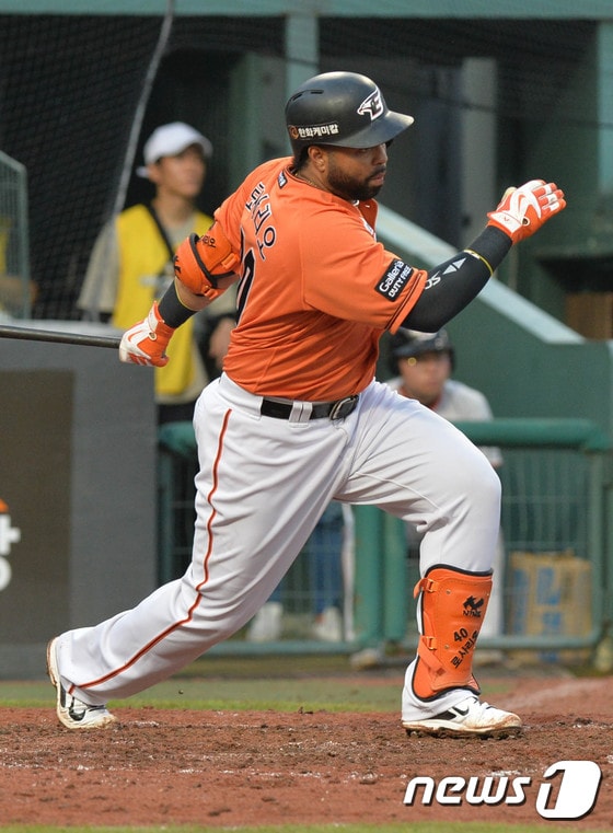 한화 이글스 외국인 타자 윌린 로사리오. /뉴스1 DB ⓒ News1 주기철 기자