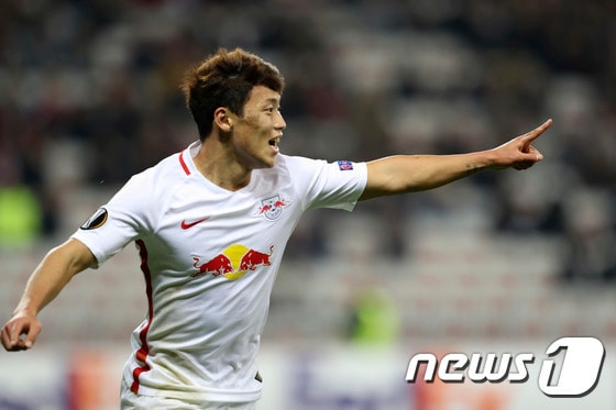잘츠부르크가 레알 마드리드에 0-1로 패했다. 황희찬은 45분 간 활약했다.  ⓒ AFP=News1