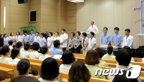 예수병원 의료봉사단.(예수병원 제공)ⓒ News1