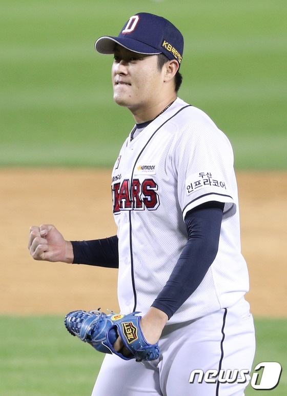두산베어스의 '클로저' 김강률./뉴스1DB ⓒ News1 신웅수 기자