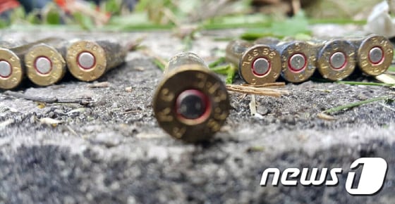 38구경 권총 실탄. 해당 기사 내용과는 무관. (전북경찰청 제공. 재판매 및 DB 금지) 2017.8.8/뉴스1 ⓒ News1