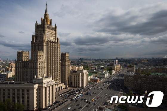러시아 외무부 청사 전경. ⓒ AFP=뉴스1