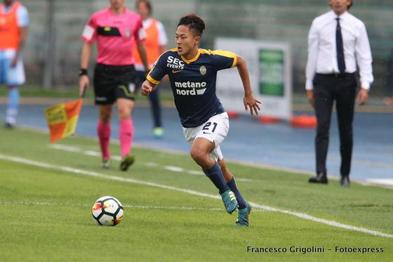 헬라스 베로나의 이승우(19) (헬라스 베로나 페이스북 캡처) ⓒ News1