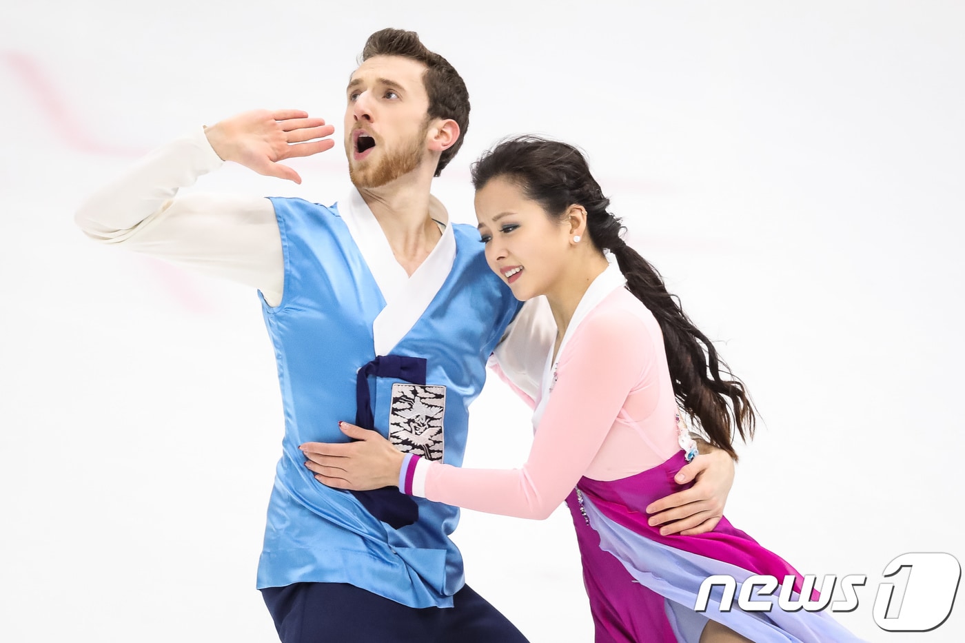아이스댄스 알렉산더 겜린, 민유라 조/뉴스1 DB ⓒ News1 유승관 기자