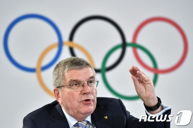 토마스 바흐 국제올림픽위원회(IOC) 위원장. ⓒ AFP=뉴스1