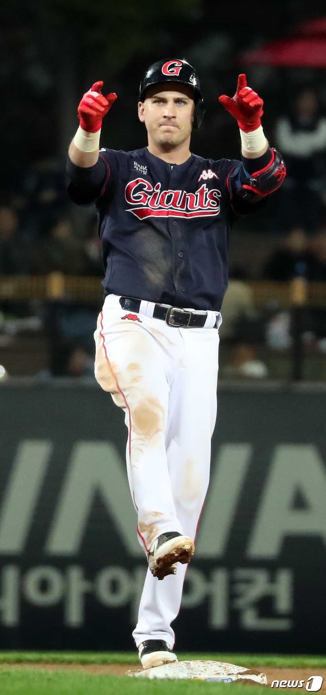 롯데 자이언츠 시절 앤디 번즈/뉴스1 DB. ⓒ News1 남성진 기자