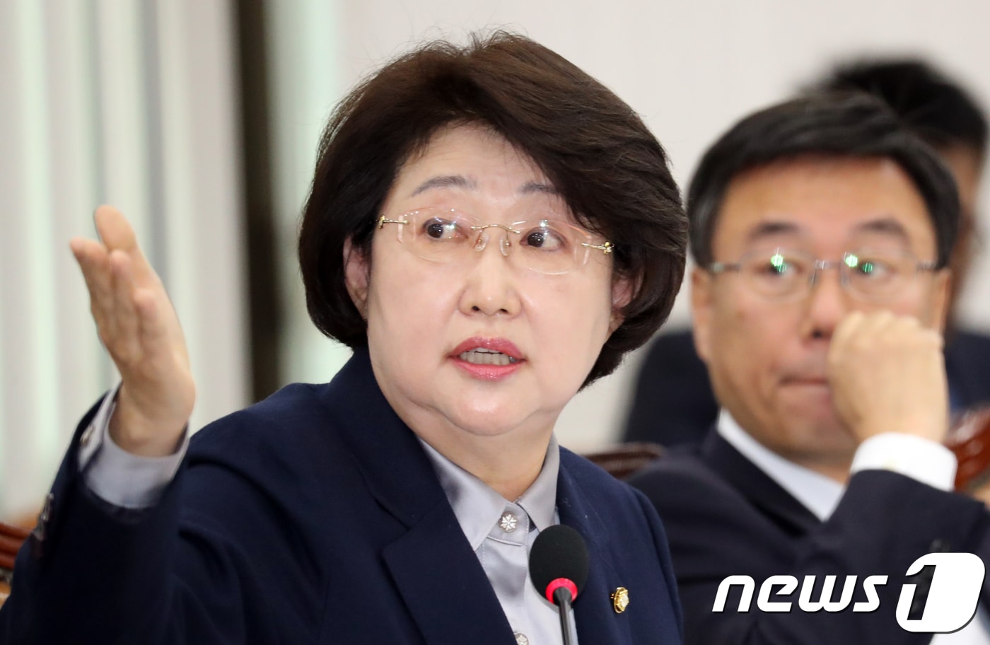 김승희 보건복지부 장관 후보자 (당시 자유한국당 의원) 2018.10.15/뉴스1 ⓒ News1 김명섭 기자