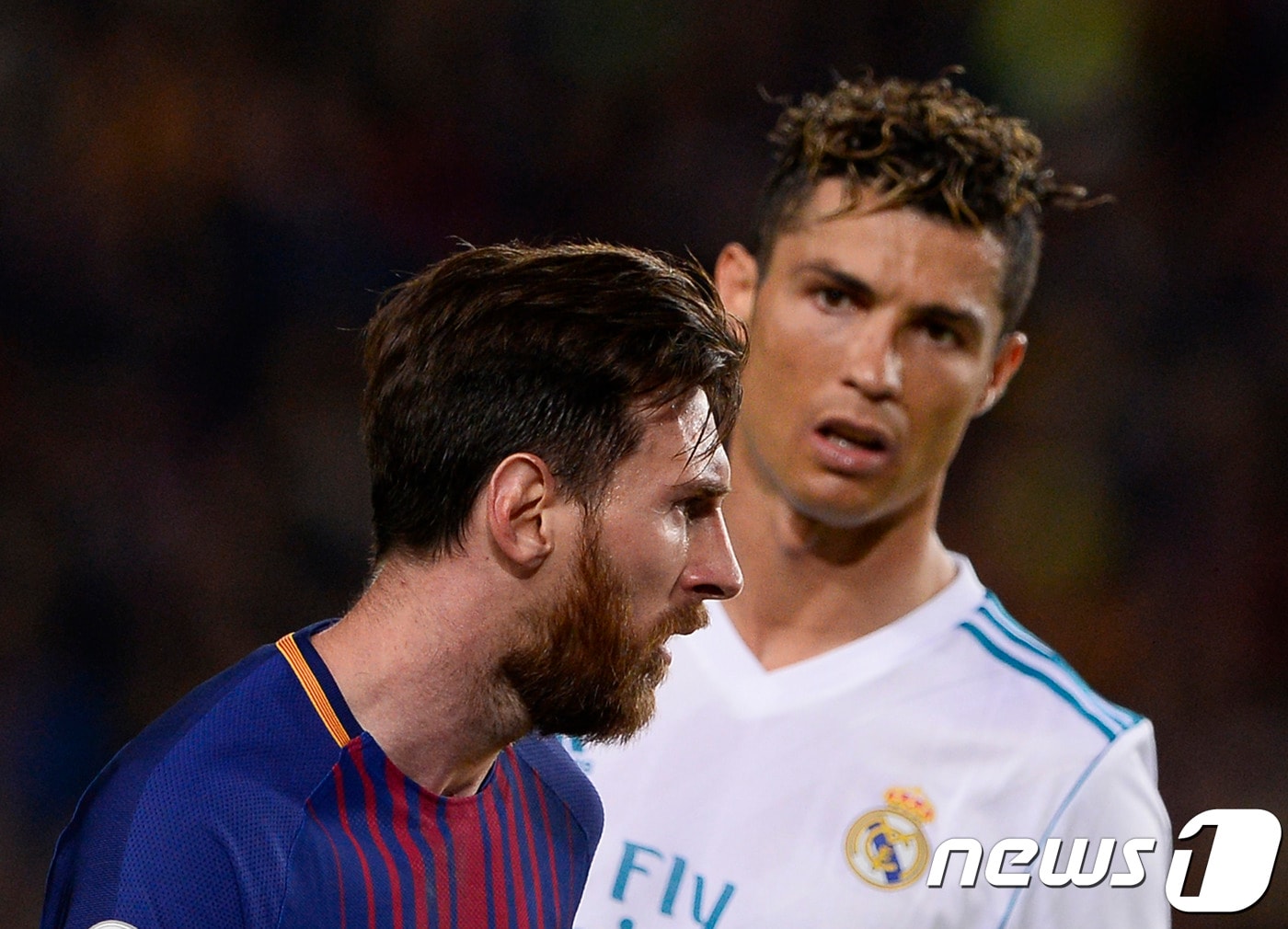 리오넬 메시(왼쪽)와 크리스티아누 호날두.. ⓒ AFP=News1