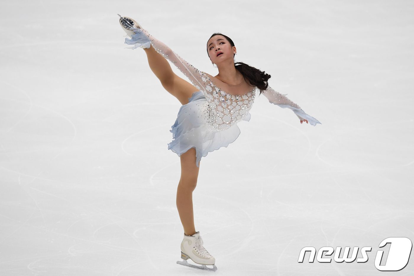 국제빙상연맹(ISU) 시니어 그랑프리 5차 대회 로스텔레콤 컵 대회에 출전한 임은수. ⓒ AFP=뉴스1