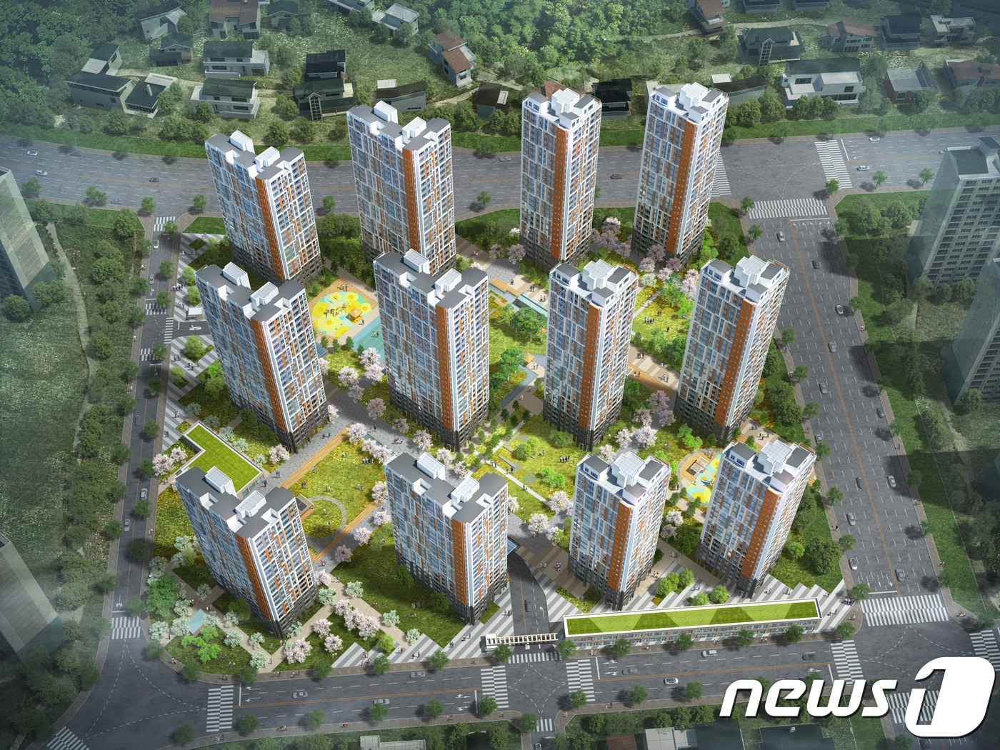 대전 도안교원에듀타운 조감도.ⓒ News1