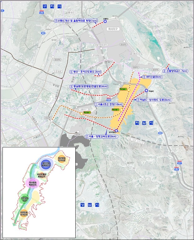 경기 하남 교산지구 위치도/자료제공=국토교통부ⓒ News1