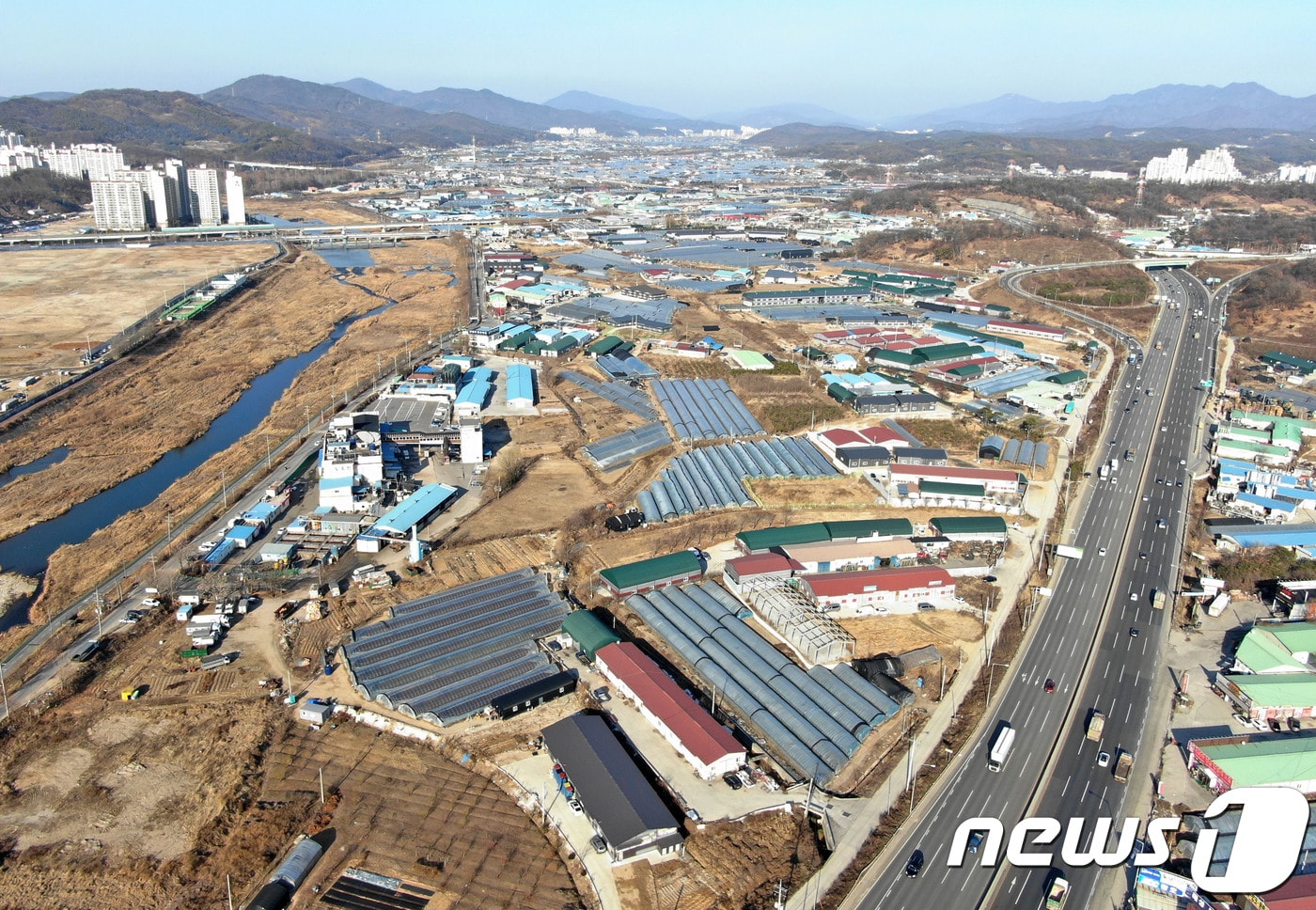 3기 신도시 부지로 발표된 경기도 남양주 왕숙1지구 일대전경. 2018.12.19/뉴스1 ⓒ News1 박세연 기자