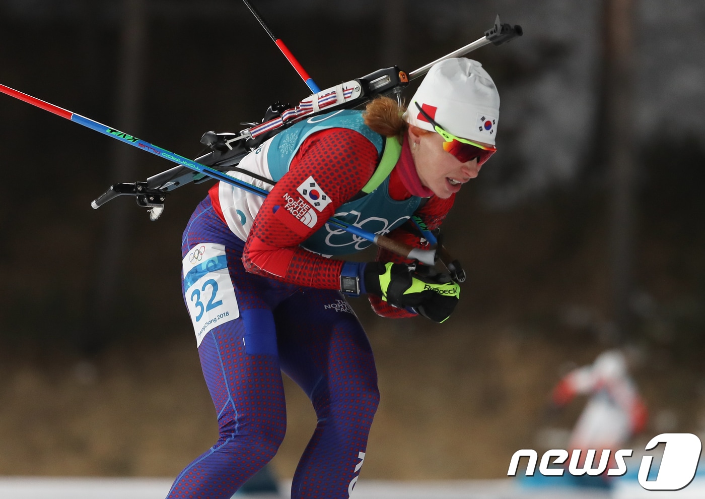 안나 프롤리나(한국)가 국제바이애슬론연맹 8차 월드컵 여자 10km 추적 경기에서 역대 최고인 6위에 올랐다. /뉴스1 ⓒ News1 DB