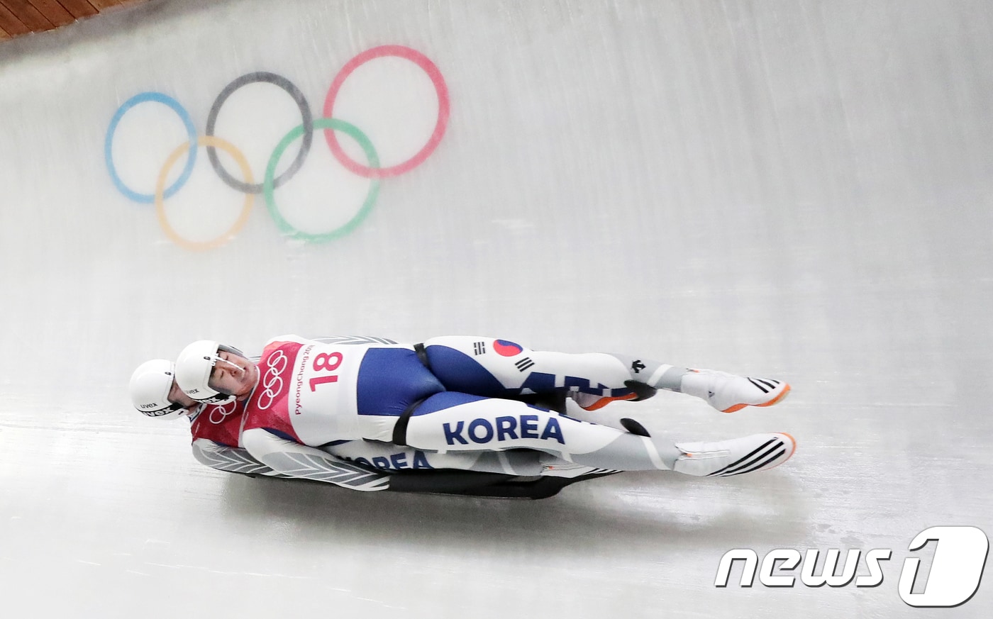 한국 루지 대표팀 박진용, 조정명. /뉴스1 DB ⓒ News1 이재명 기자