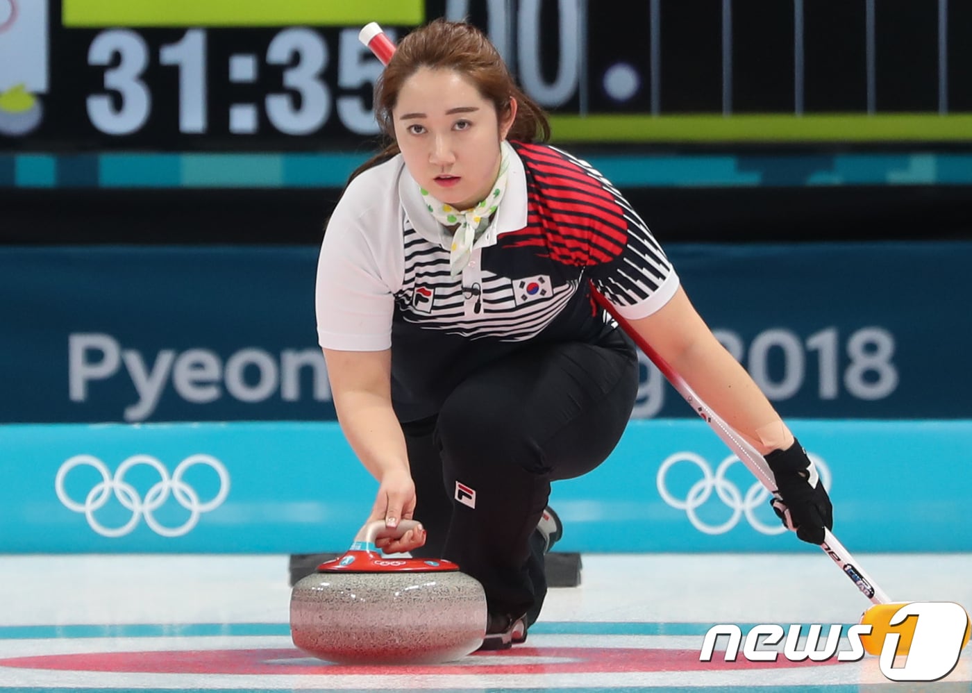 여자 컬링 대표팀의 김영미./뉴스1 DB ⓒ News1 허경 기자