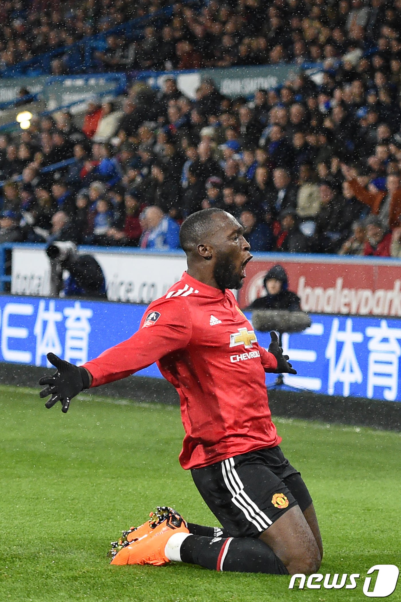 맨체스터 유나이티드의 로멜루 루카쿠. ⓒ AFP=News1