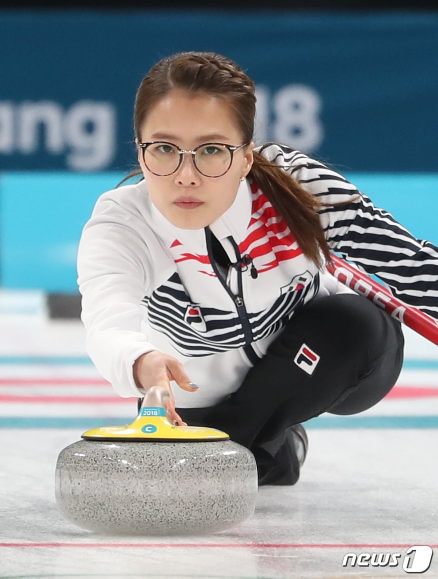 대한민국 여자 컬링 대표팀  스킵 김은정 /뉴스1 ⓒ News1 허경 기자