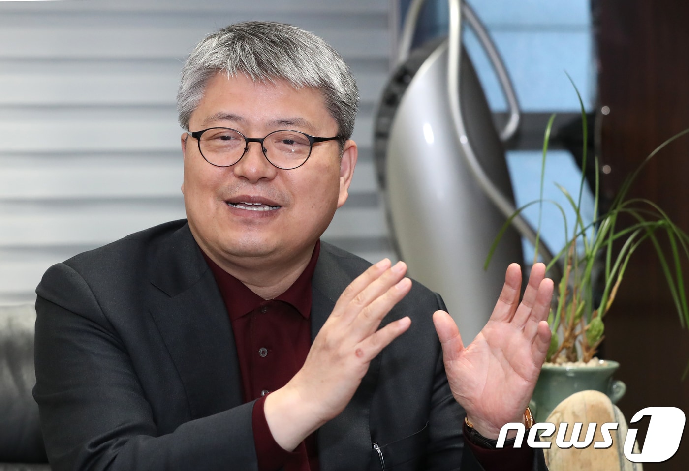 조인트스템 개발책임자인 라정찬 박사(바이오스타 기술연구원장)./뉴스1 ⓒ News1 이광호 기자