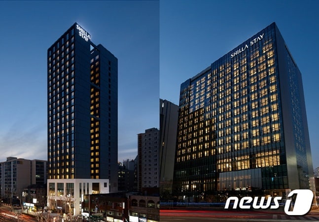 왼쪽부터 신라스테이 서초, 해운대 전경ⓒ News1