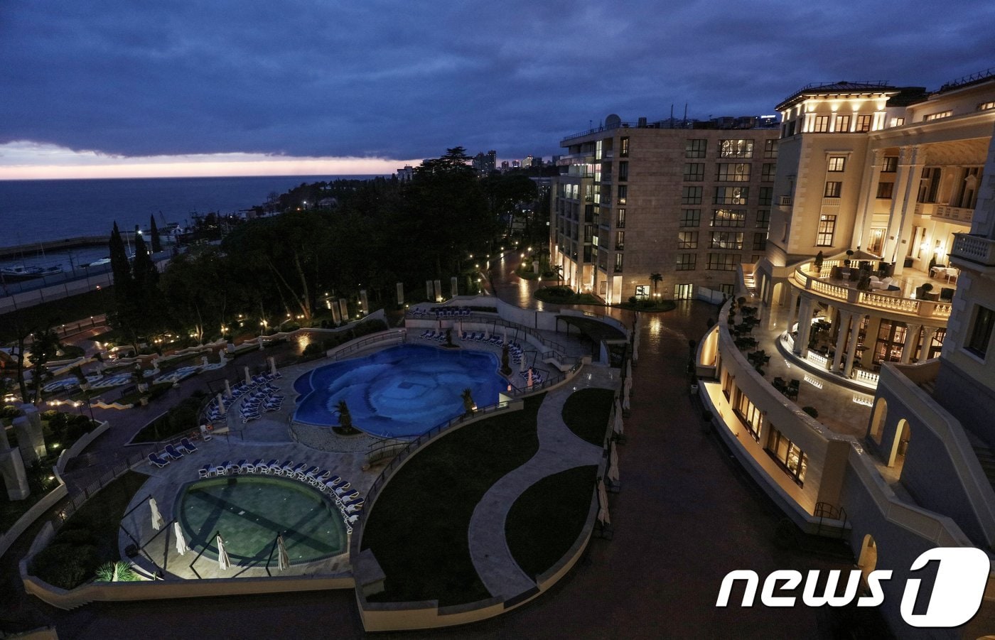 브라질 축구 대표팀이 2018 국제축구연맹(FIFA) 러시아월드컵 기간 동안 머물 러시아 소치의 호텔 '스위소텔 소치 카멜리아'. ⓒAFP=News1