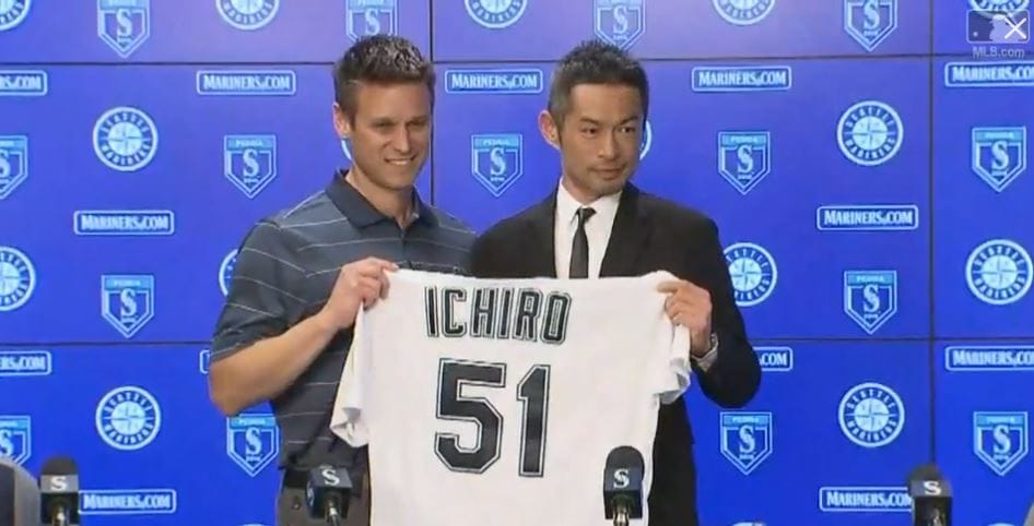 올 시즌을 앞두고 6년 만에 친정 시애틀 마리너스로 돌아온 스즈키 이치로(45). /뉴스1 DB ⓒ News1