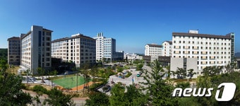 순천향대 교내 향설생활관 전경 ⓒ News1