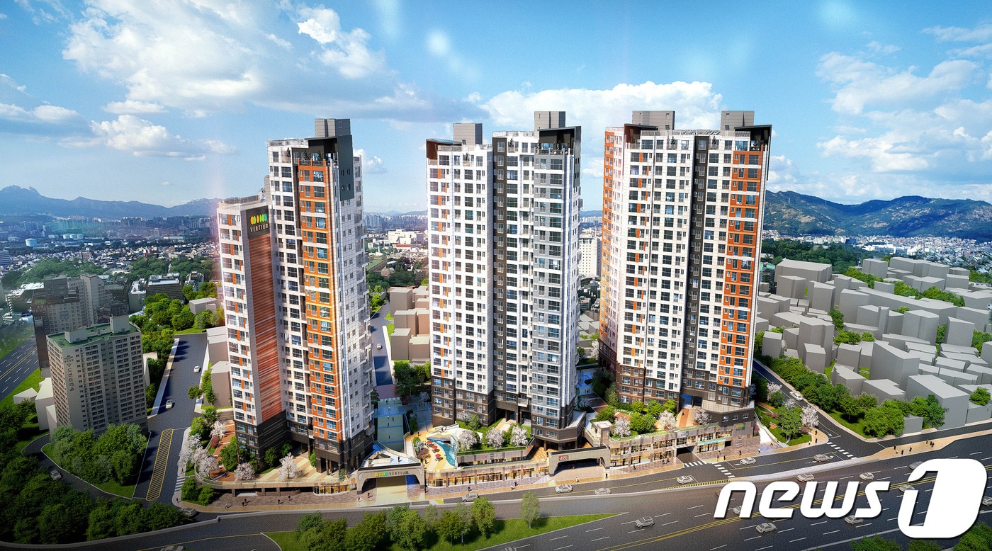 개봉5구역 주택재건축정비사업 조감도(호반건설 제공)ⓒ News1