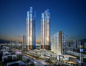 <‘송도 아트윈 푸르지오 단지내 상가’ 투시도> ⓒ News1