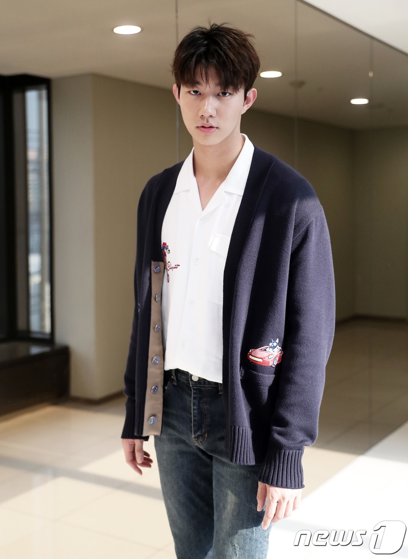 배우 기도훈이 30일 서울 종로구 뉴스1 본사에서 가진 인터뷰에 앞서 포즈를 취하고 있다. 2018.4.30/뉴스1 ⓒ News1 오대일 기자