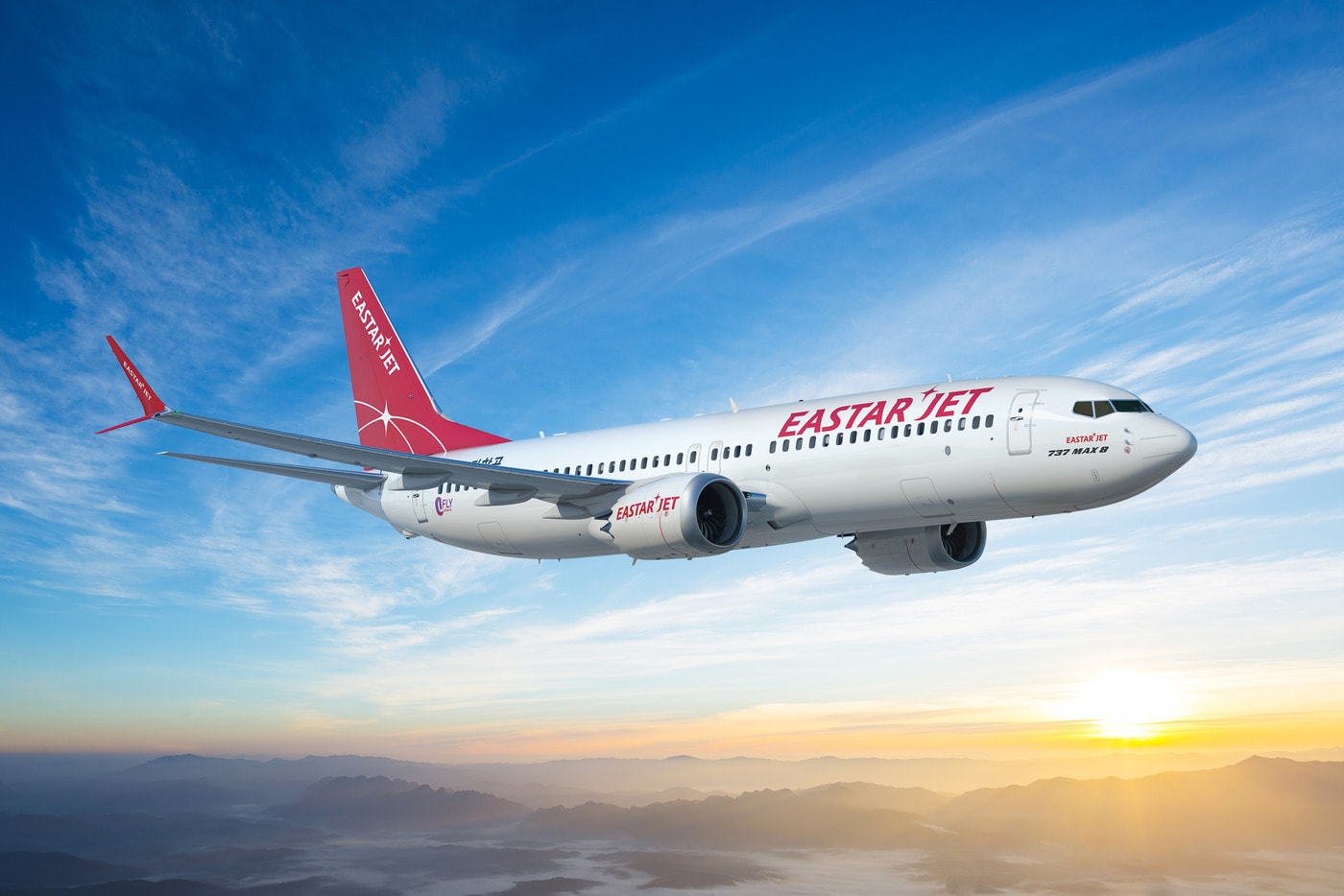 이스타항공이 올해 12월 도입할 보잉 737-MAX8 기종 도색 예시.(이스타항공 제공)ⓒ News1