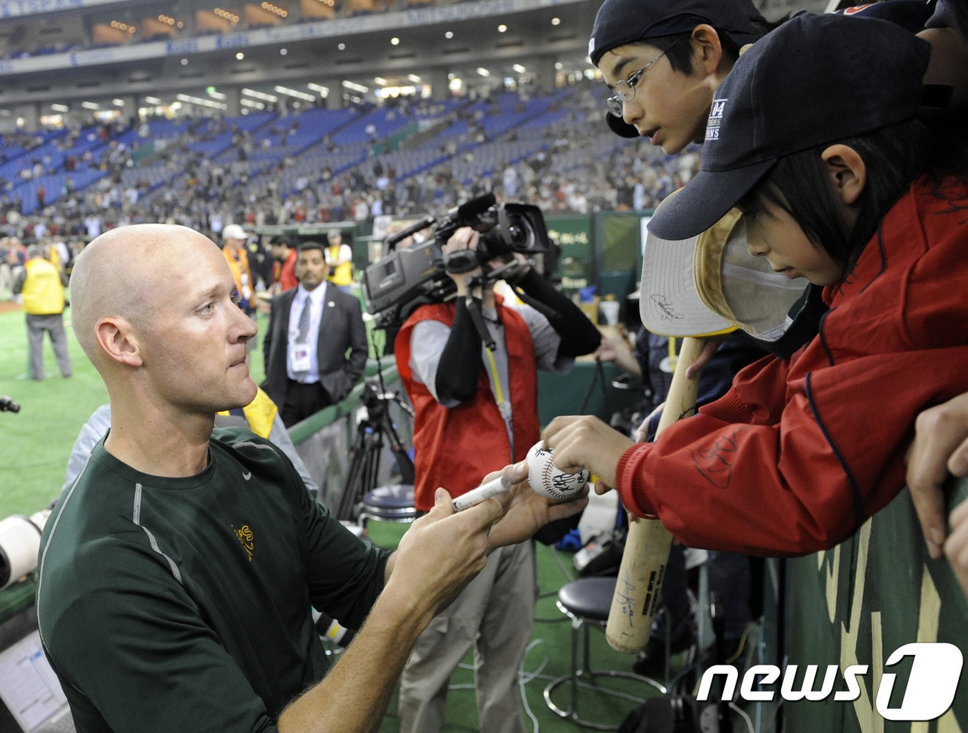 오클랜드 애슬레틱스와 시애틀 마리너스는 지난 2012년에도 일본 도쿄의 도쿄돔에서 개막전을 치렀다. ⓒAFP=News1