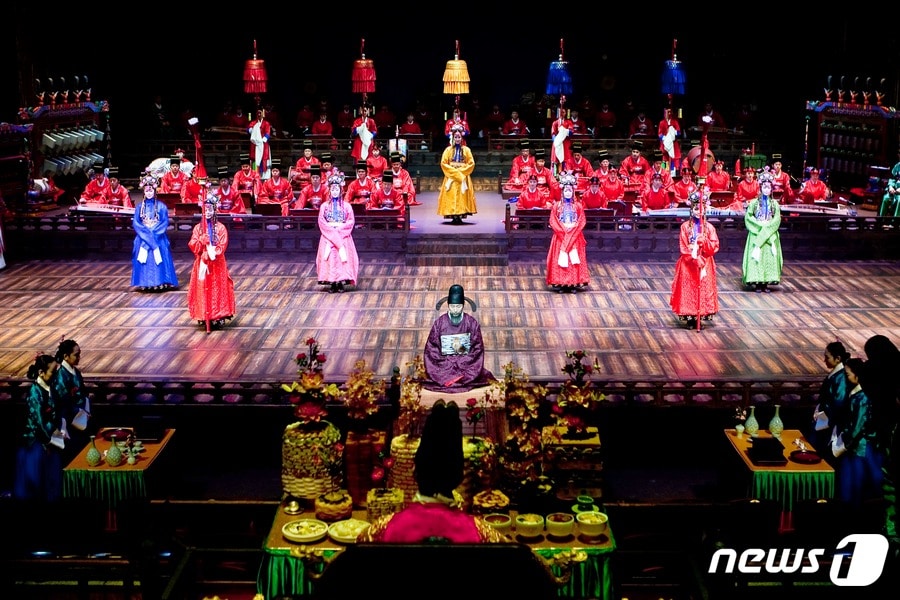 기획공연 '세종, 하늘의 소리를 듣다 - 세종조회례연' 연습장면 (제공 국립국악원)ⓒ News1