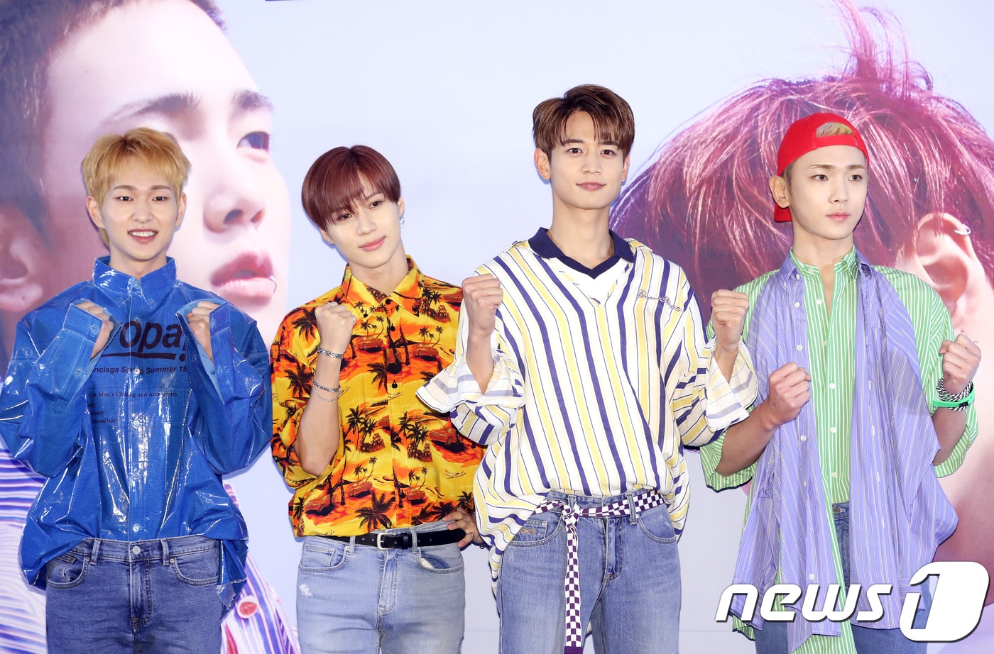 샤이니(SHINee) 온유(왼쪽부터), 태민, 민호, 키 ⓒ News1