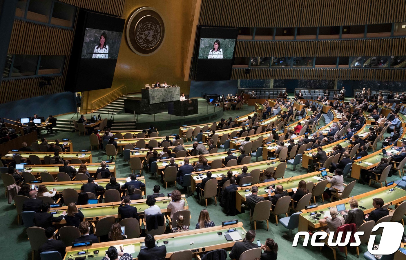 뉴욕 유엔 총회ⓒ AFP=뉴스1 ⓒ News1 우동명 기자