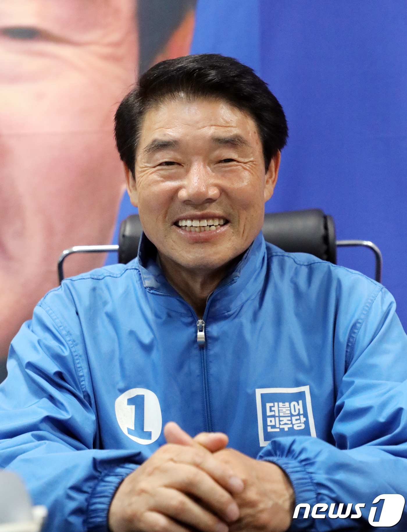 정천석 더불어민당 울산 동구청장 후보. 2018.5.22/뉴스1 ⓒ News1 조민주 기자