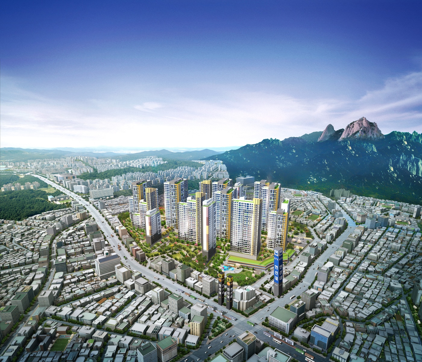 연신내역 트리플파크의 조감도.ⓒ News1