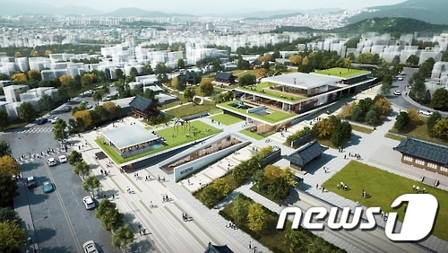 울산시립미술관 설계도.ⓒ News1