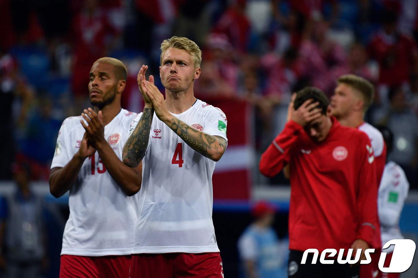 덴마크 축구 대표팀. ⓒ AFP=News1