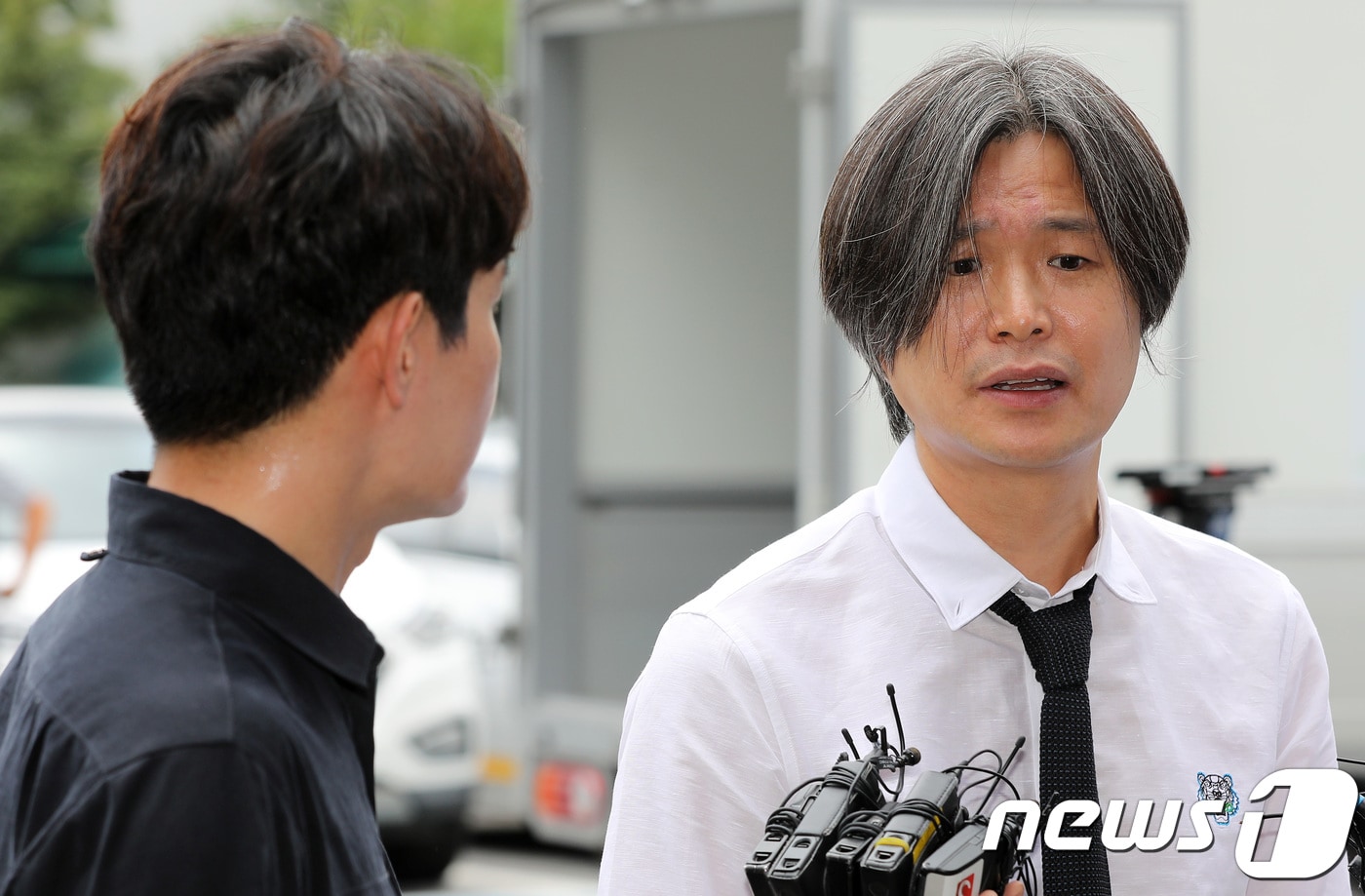 주진우 시사인 기자. 2018.7.25/뉴스1 ⓒ News1 오장환 기자