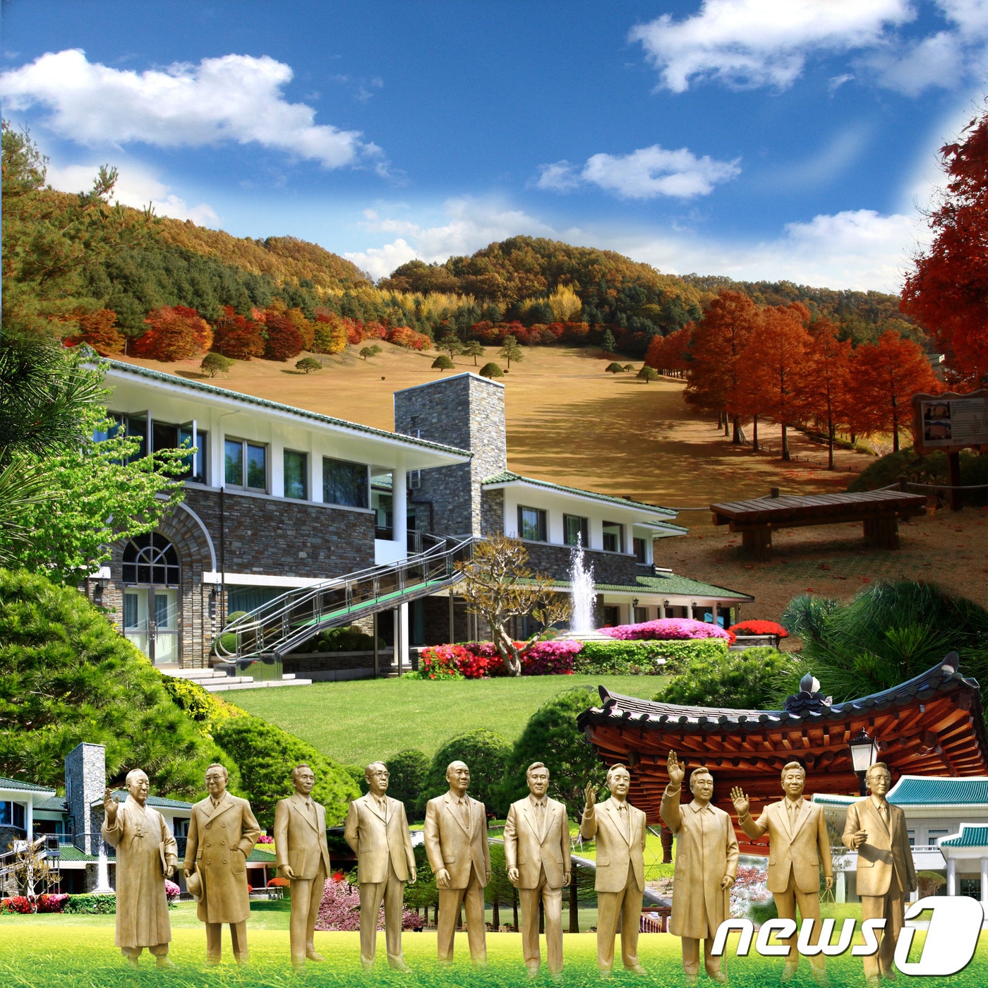 옛 대통령 별장 청남대.ⓒ News1