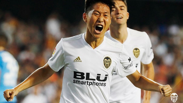 발렌시아의 이강인. (발렌시아 홈페이지 캡처) ⓒ News1