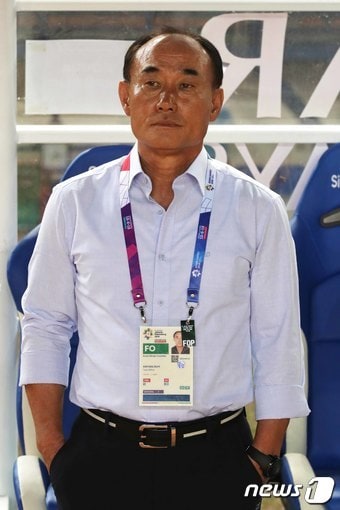 한국 축구 대표팀의 김학범 감독./뉴스1 DB ⓒ News1 임세영 기자