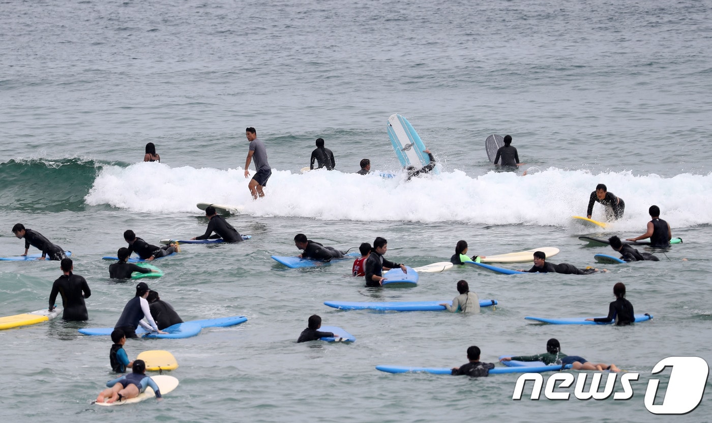 양양 서핑해변.(뉴스1 DB)