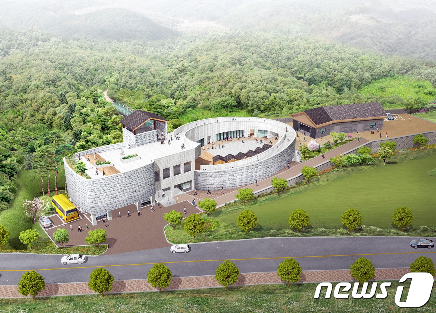 보은군 농경문화관 조감도ⓒ News1