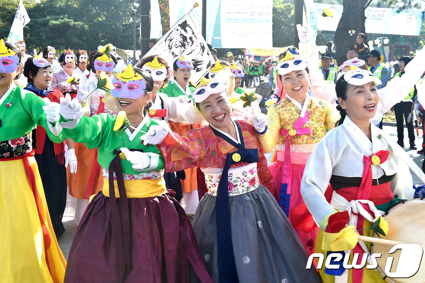 2017년 노원 탈축제 퍼레이드(노원구 제공)ⓒ News1